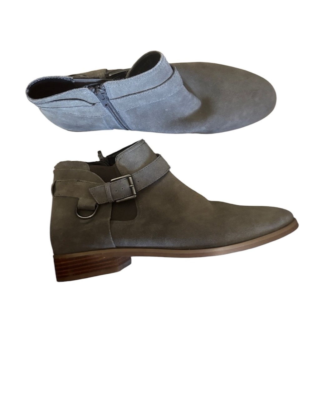 Aerosoles Women's SUSAN Bootie ankle boots in grey suede